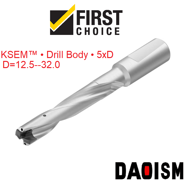 KSEM™ • Drill Body • 5 x D • WD Shank 