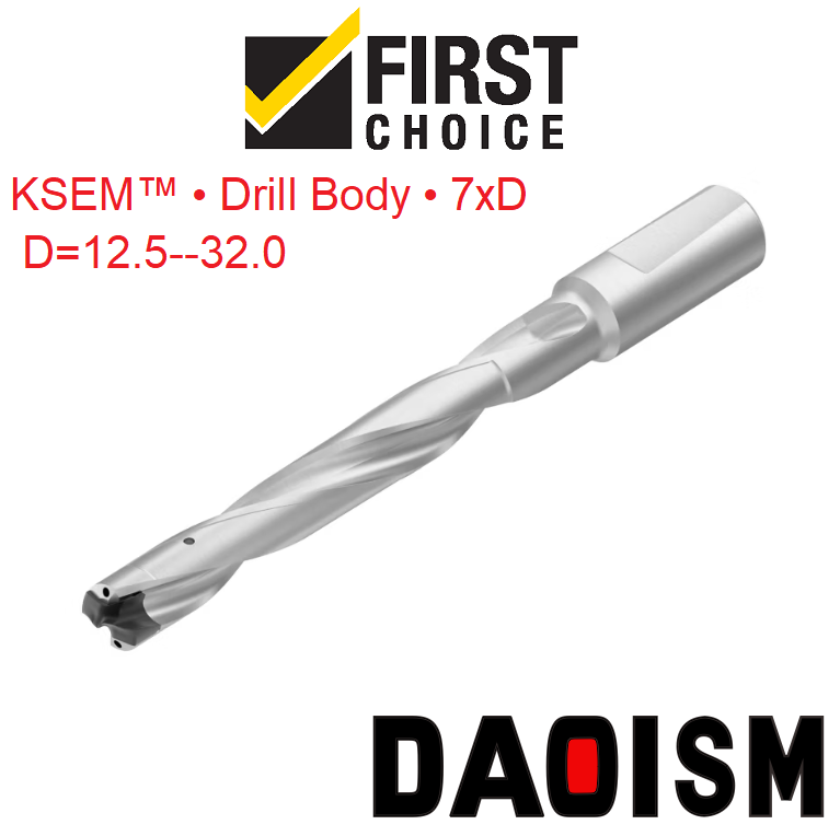 KSEM™ • Drill Body • 7xD • WN Shank • Metric