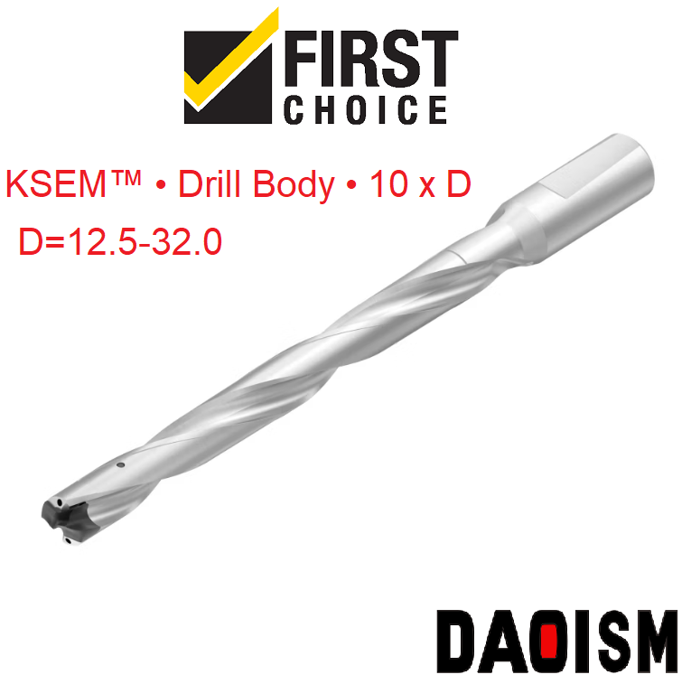 KSEM™ • Drill Body • 10xD • WN Shank • Metric